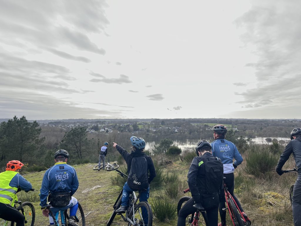 Paysage du Pays de Redon emprunté lors des sorties VTT du lycée agricole