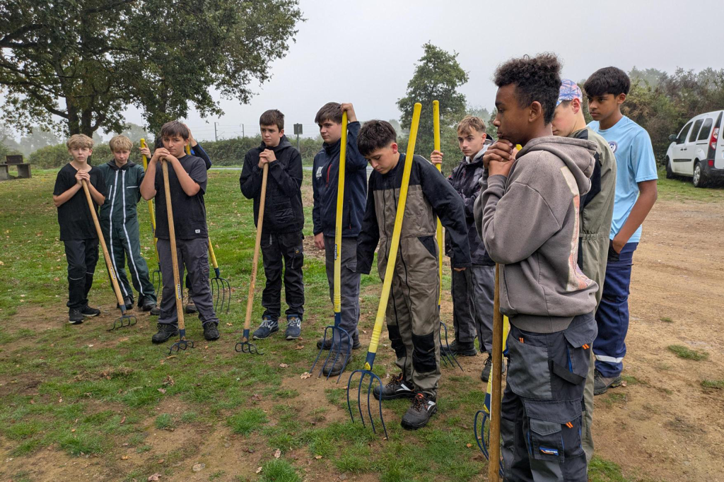 3ème découverte professionnelle ISSAT Redon élèves en activité