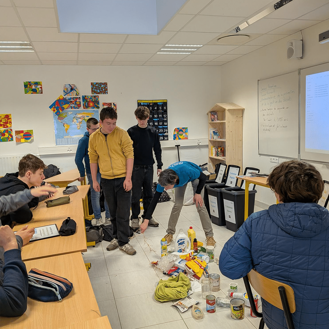 Intervention sur le recyclage à l’ISSAT avec Redon Agglomération