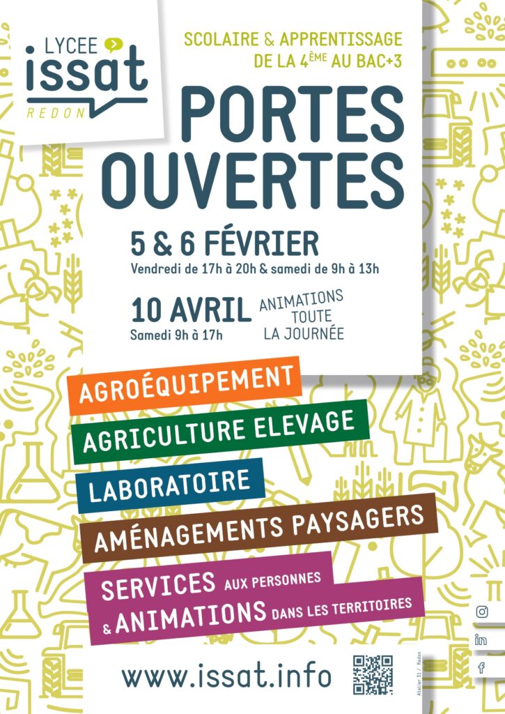 Affiche portes ouvertes ISSAT 2027